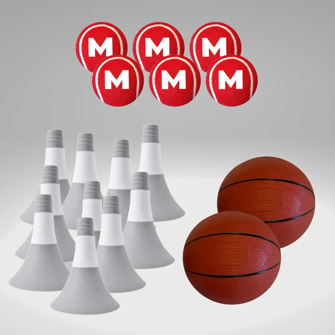 Package B: 10 Skill cones, 6 WTB, 2 Medballs (2lbs)