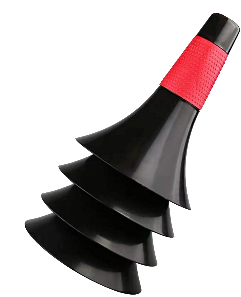 Pack of 10 (multicolor) unbreakable RipCones