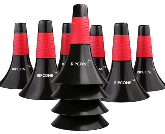 Pack of 10 (multicolor) unbreakable RipCones